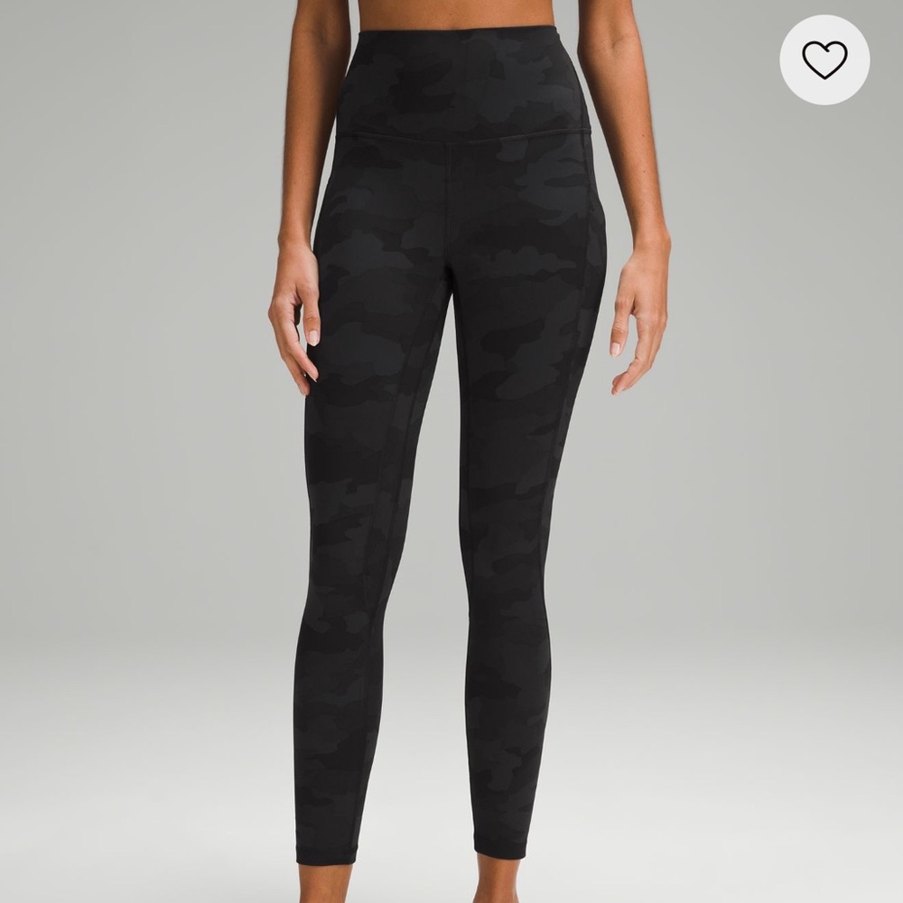 Lululemon Black Camouflage Women's align